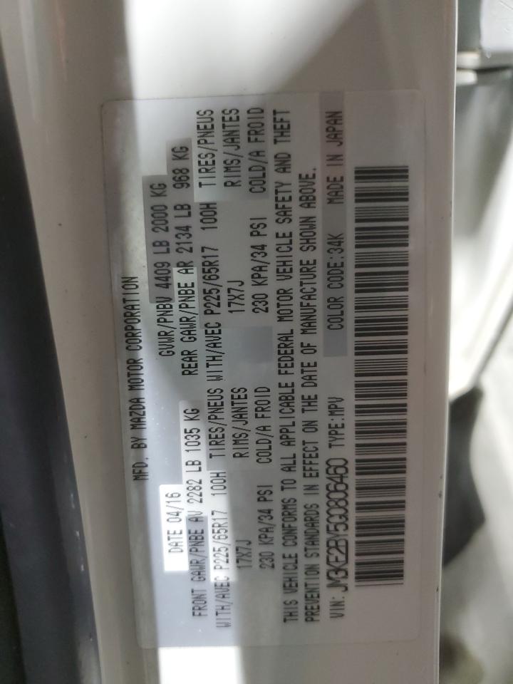 2016 Mazda Cx-5 Sport VIN: JM3KE2BY5G0806460 Lot: 87425745