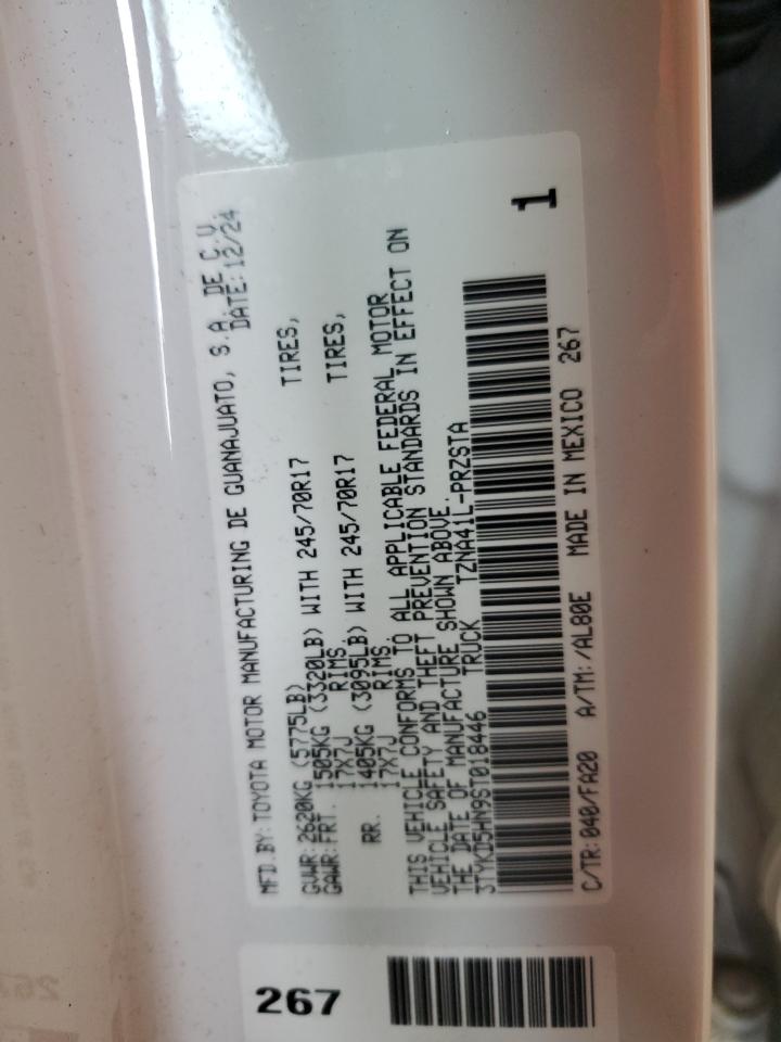 2025 Toyota Tacoma Double Cab VIN: 3TYKD5HN9ST018446 Lot: 86061385