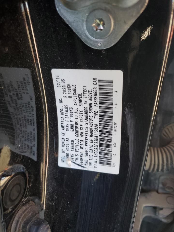 2013 Honda Accord Sport VIN: 1HGCR2F55DA115938 Lot: 86492515