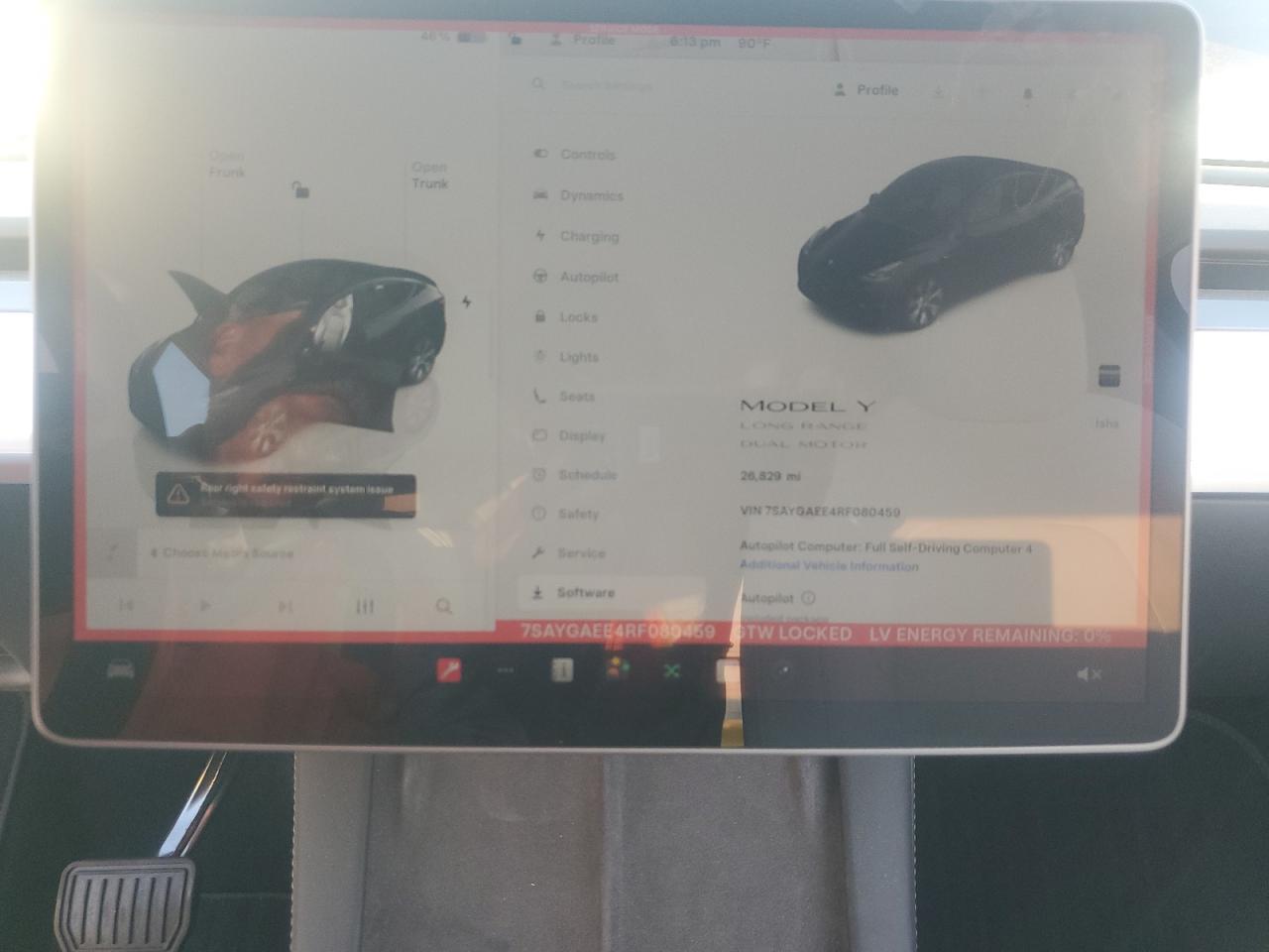 2024 Tesla Model Y VIN: 7SAYGAEE4RF080459 Lot: 87234845