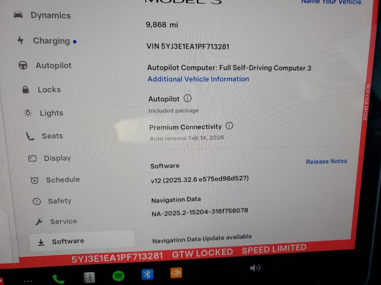 2023 Tesla Model 3 VIN: 5YJ3E1EA1PF713281 Lot: 89686595