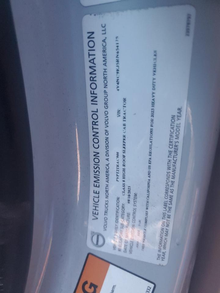 2024 Volvo Vn Vnl - Semi Truck VIN: 4V4NC9EJ5RN654175 Lot: 84610795