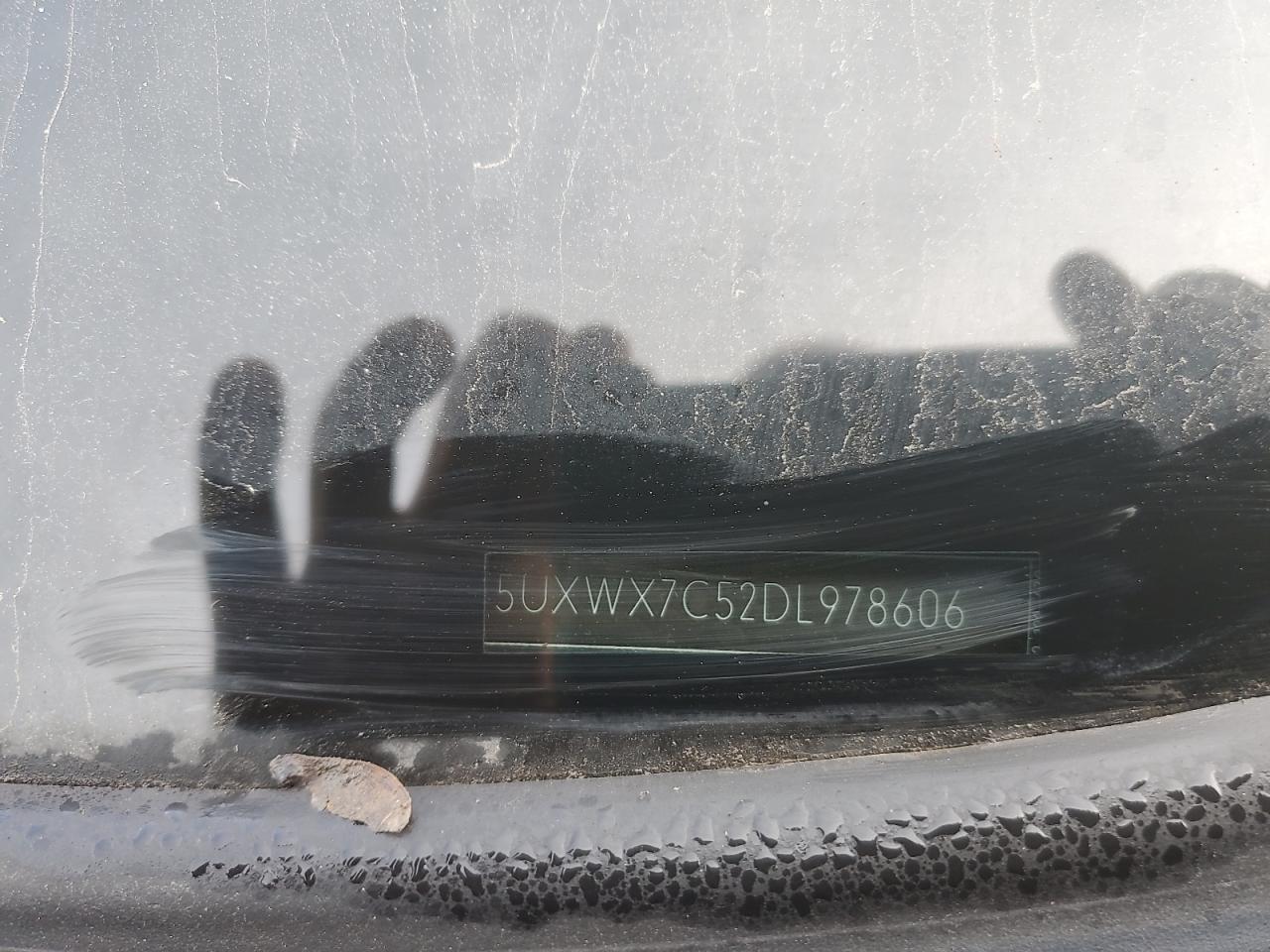 2013 BMW X3 xDrive35I VIN: 5UXWX7C52DL978606 Lot: 85384905