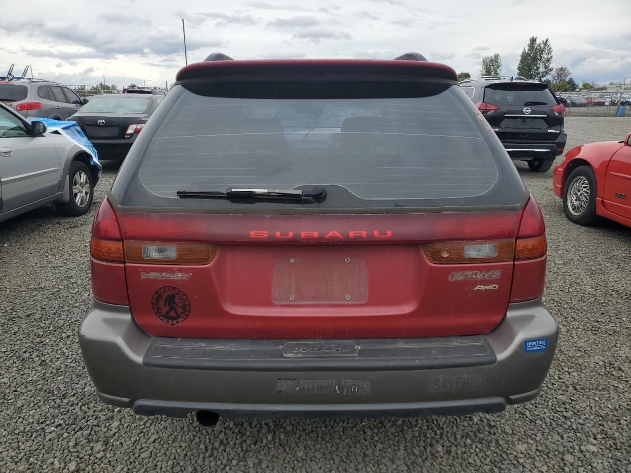 1996 Subaru Legacy Outback VIN: 4S3BG6850T7375597 Lot: 85591785