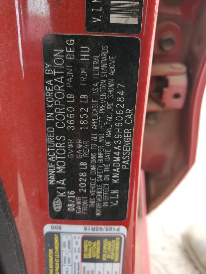 2017 Kia Rio Lx VIN: KNADM4A39H6062847 Lot: 86116455