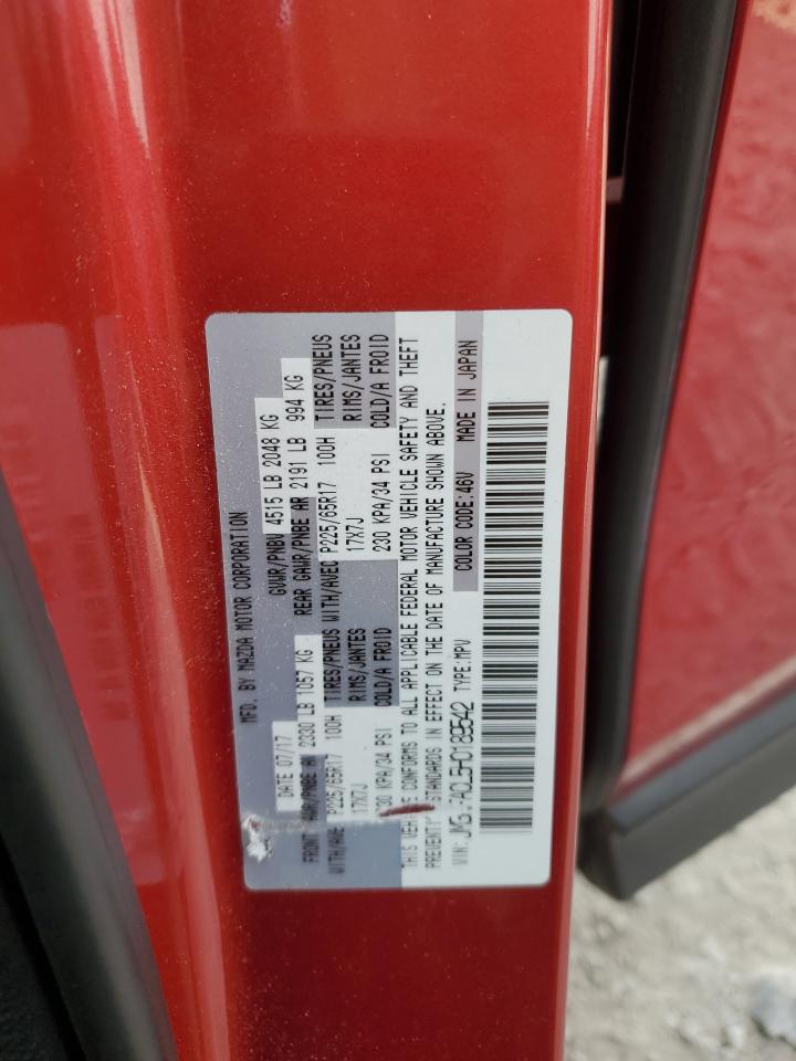 2017 Mazda Cx-5 Touring VIN: JM3KFACL5H0189542 Lot: 87046695