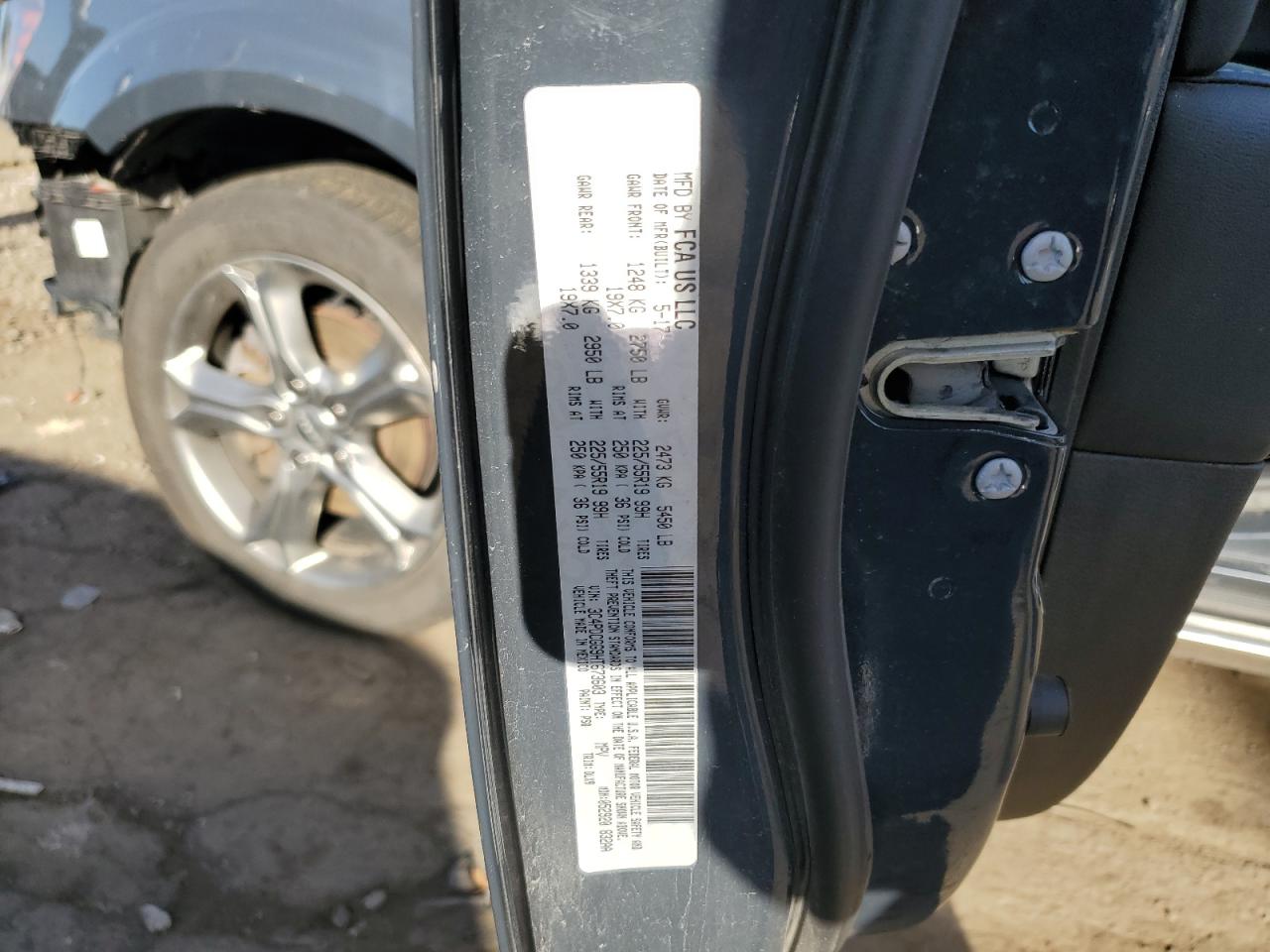 2017 Dodge Journey Crossroad VIN: 3C4PDCGG9HT673603 Lot: 82416025