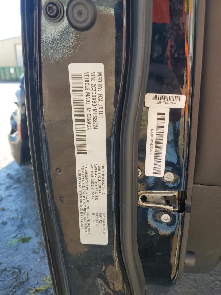 2021 Dodge Charger Sxt VIN: 2C3CDXBG1MH628224 Lot: 86097175