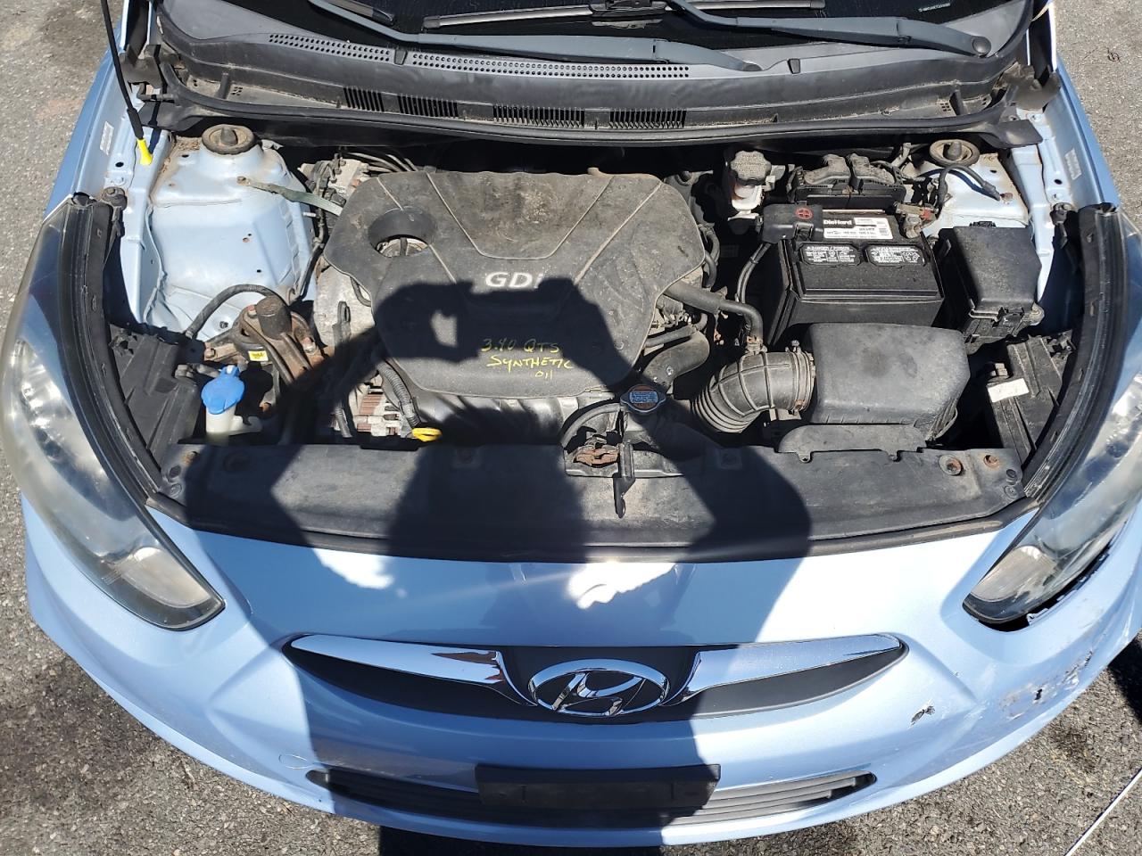 2012 Hyundai Accent Gls VIN: KMHCU4AE7CU036389 Lot: 84766595