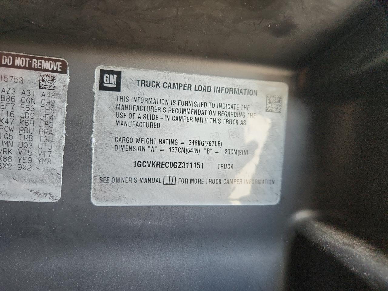 2016 Chevrolet Silverado K1500 Lt VIN: 1GCVKREC0GZ311151 Lot: 82007305