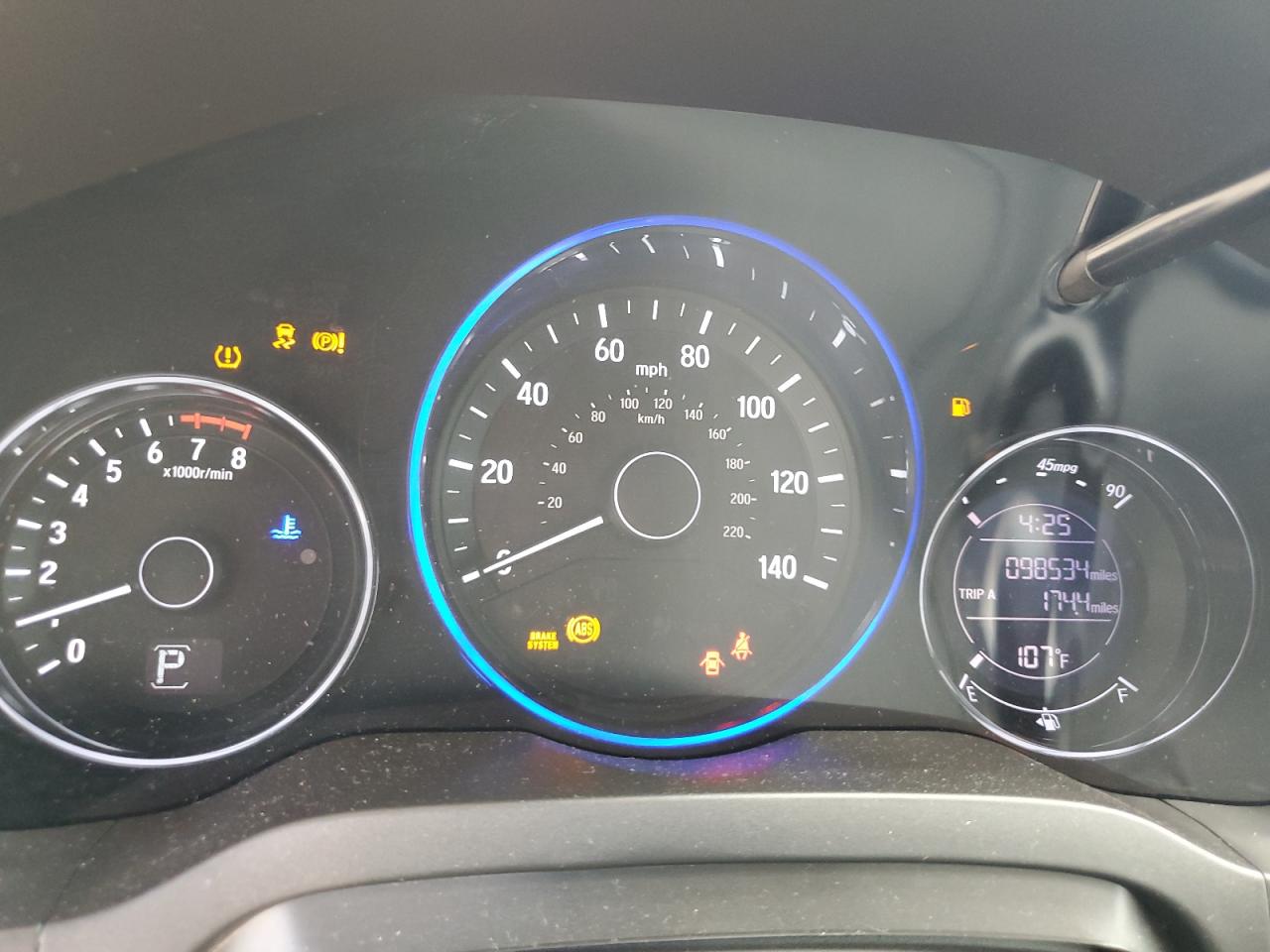 2016 Honda Hr-V Exl VIN: 3CZRU5H74GM701491 Lot: 86238715