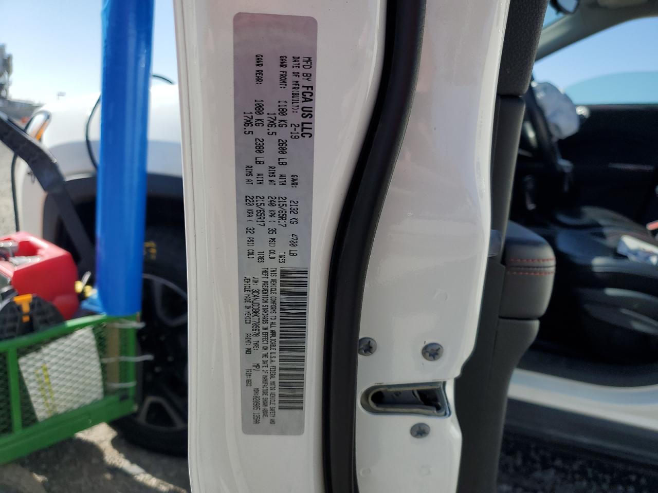 2019 Jeep Compass Trailhawk VIN: 3C4NJDDB0KT709670 Lot: 84705395