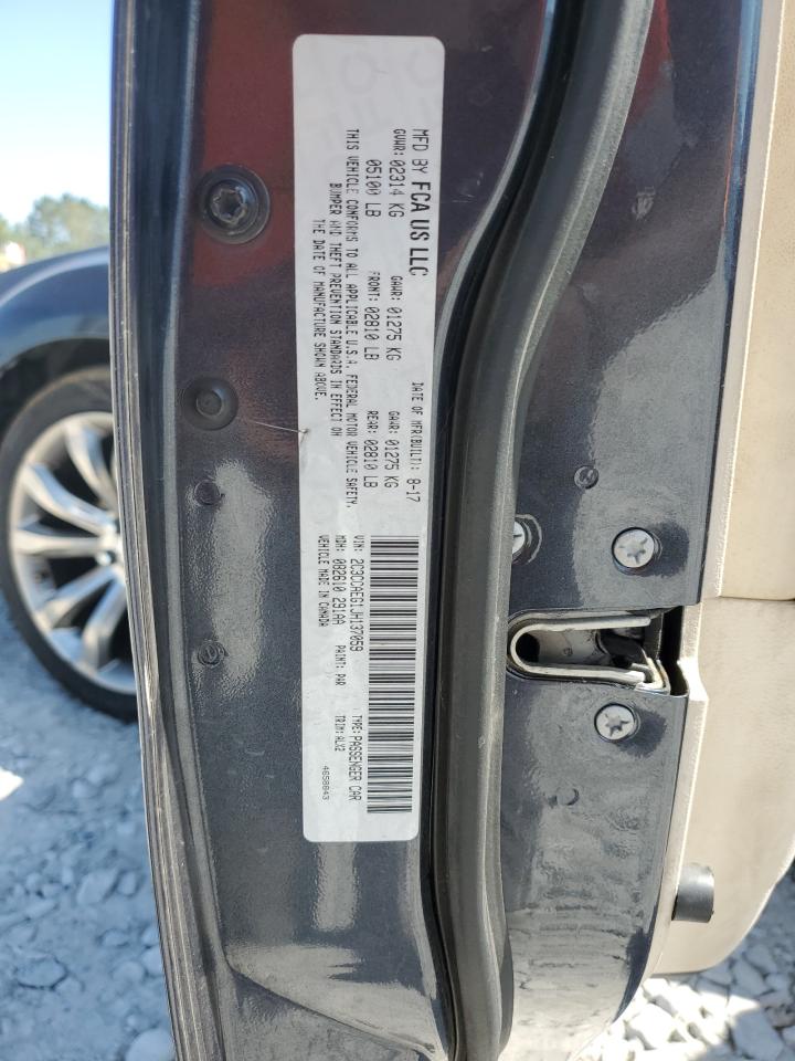 2018 Chrysler 300 Limited VIN: 2C3CCAEG1JH137059 Lot: 82185005