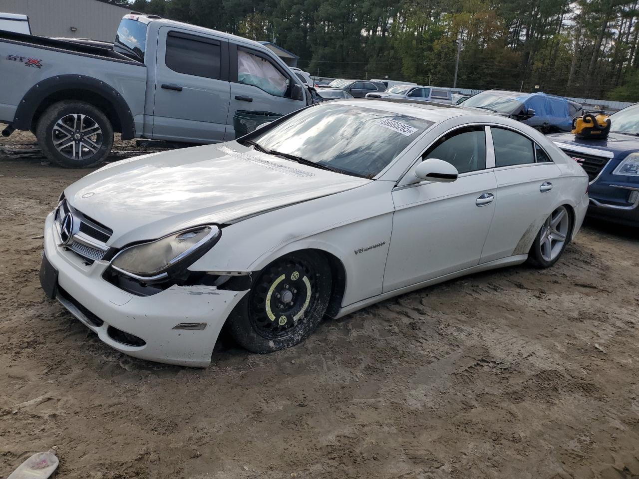 2007 MERCEDES-BENZ CLS-CLASS WHITE VIN: WDDDJ72X77A094034