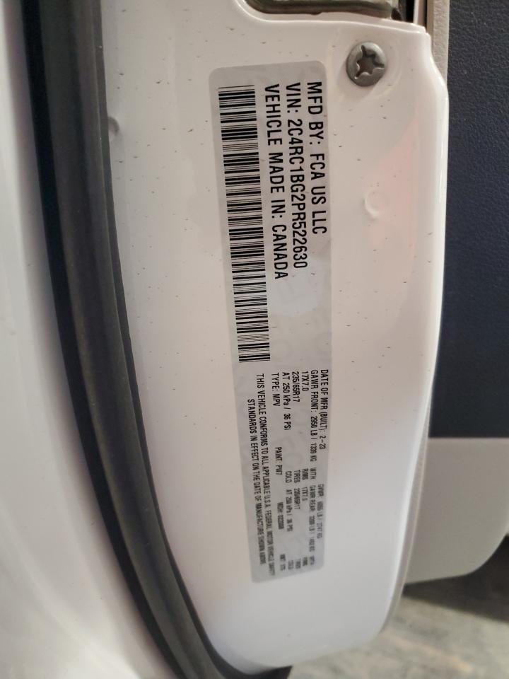 2023 Chrysler Pacifica Touring L VIN: 2C4RC1BG2PR522630 Lot: 84955325