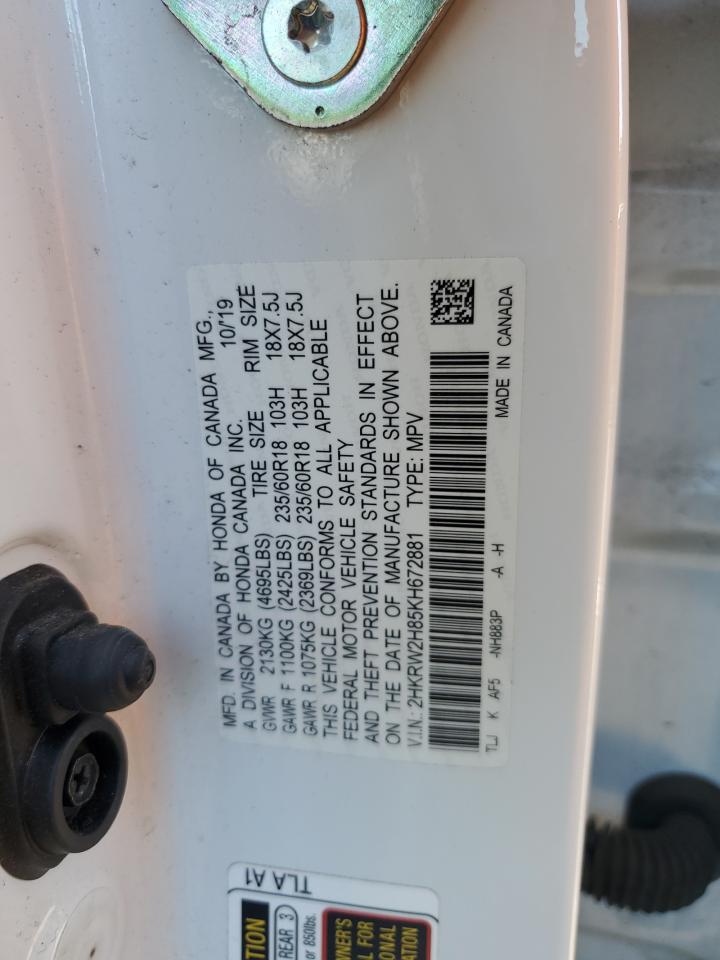 2018 Honda Cr-V Ex VIN: 2HKRW2H53JH612327 Lot: 85290665