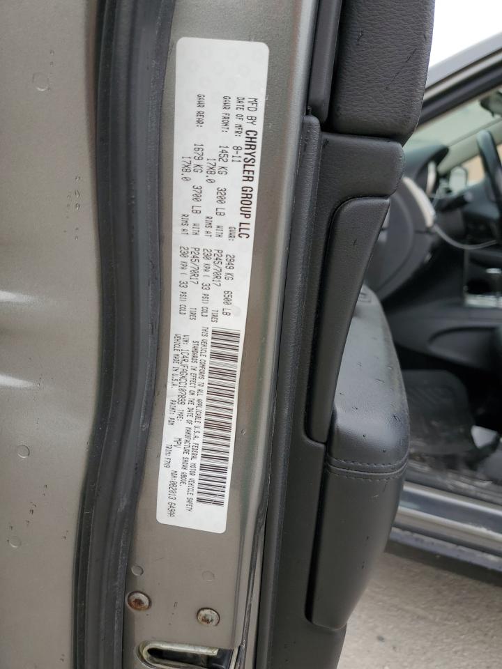 2012 Jeep Grand Cherokee Laredo VIN: 1C4RJFAGXCC107899 Lot: 85200205