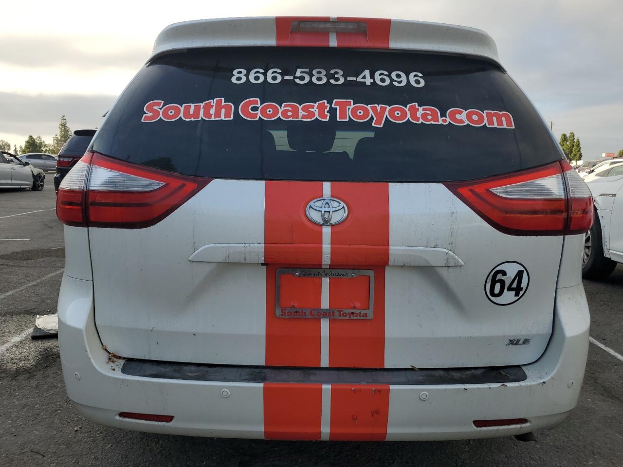 2015 Toyota Sienna Xle VIN: 5TDYK3DC4FS550567 Lot: 84580525