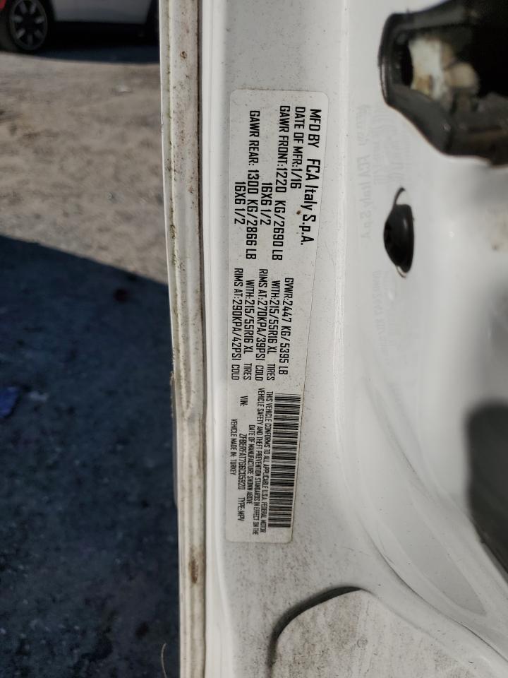 2016 Ram Promaster City VIN: ZFBERFAT7G6C05920 Lot: 86219895