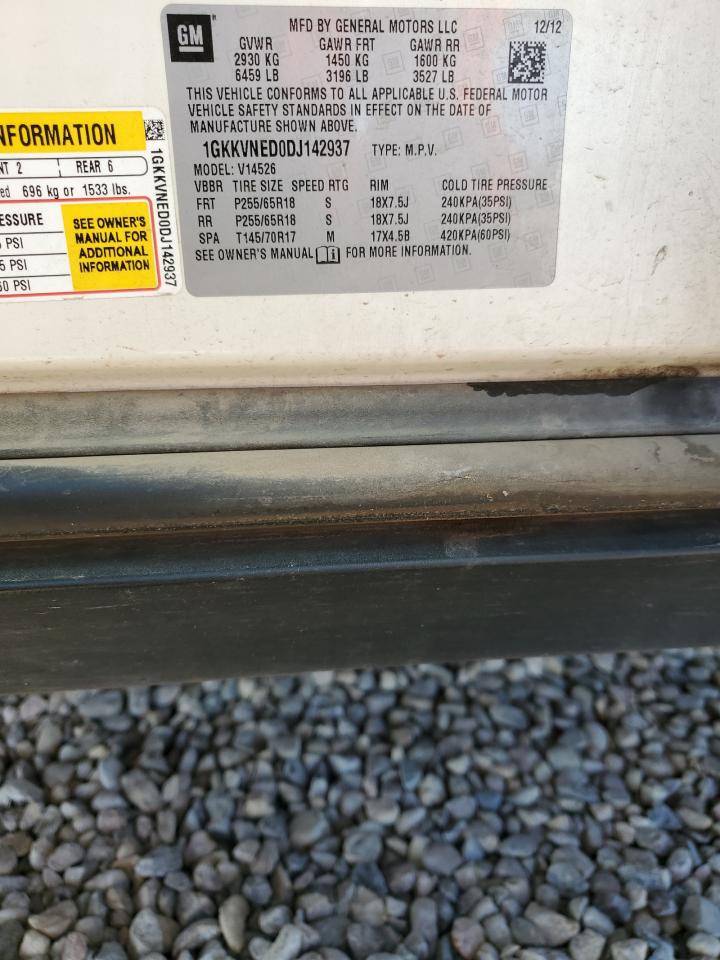 2013 GMC Acadia Sle VIN: 1GKKVNED0DJ142937 Lot: 87118545