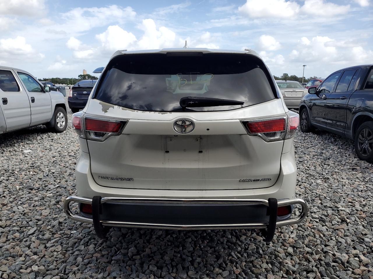 2014 Toyota Highlander Limited VIN: 5TDDKRFH1ES046874 Lot: 84808285