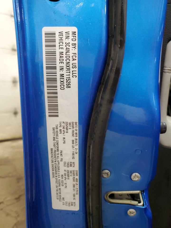 2024 Jeep Compass Limited VIN: 3C4NJDCNXRT115268 Lot: 85855455