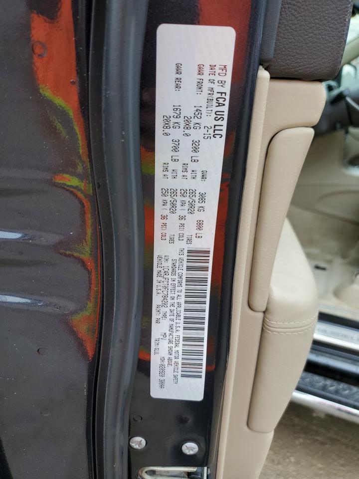 2015 Jeep Grand Cherokee Overland VIN: 1C4RJFCT0FC784202 Lot: 81980615