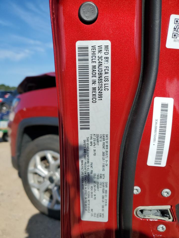 2025 Jeep Compass Latitude VIN: 3C4NJDBN8ST524991 Lot: 85388135