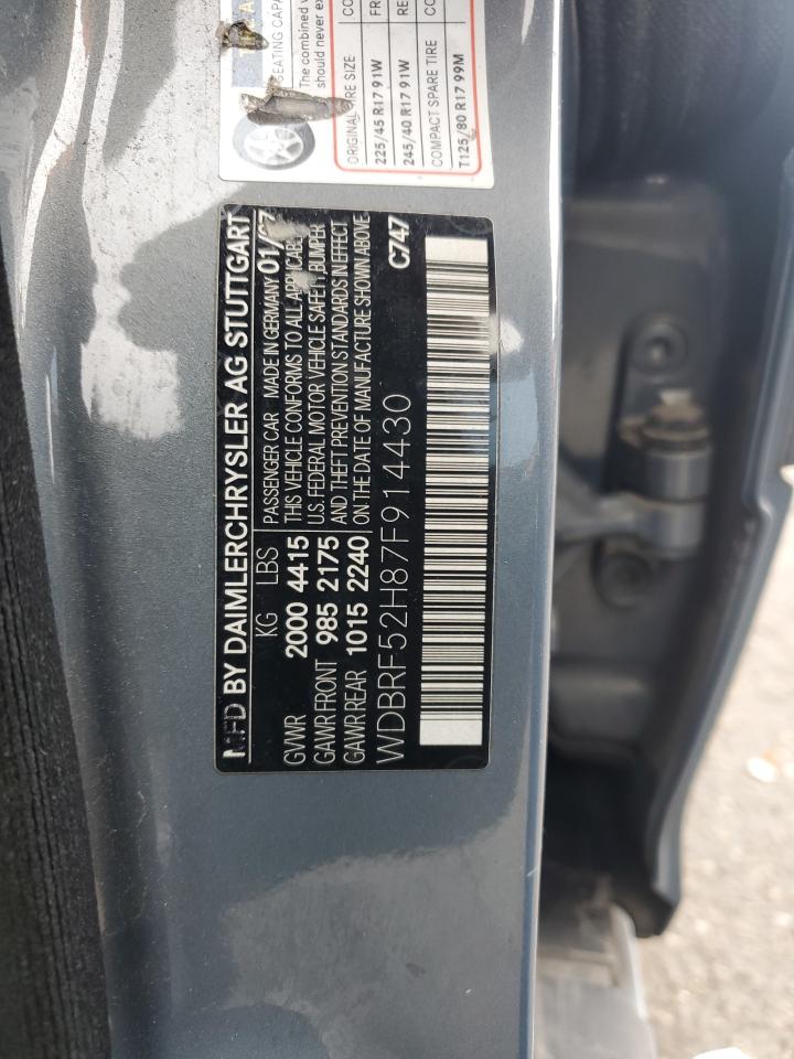 2007 Mercedes-Benz C 230 VIN: WDBRF52H87F914430 Lot: 86181625