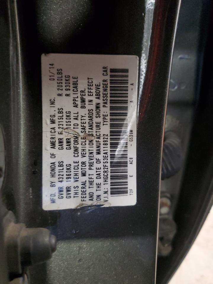 2014 Honda Accord Sport VIN: 1HGCR2F53EA118922 Lot: 84894435