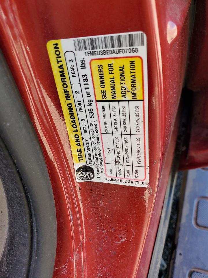 2010 Ford Explorer Sport Trac Xlt VIN: 1FMEU3BE0AUF07068 Lot: 84970325