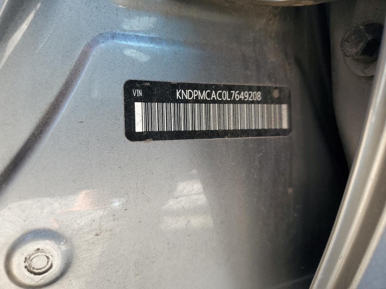 2020 Kia Sportage Lx VIN: KNDPMCAC0L7649208 Lot: 82280435