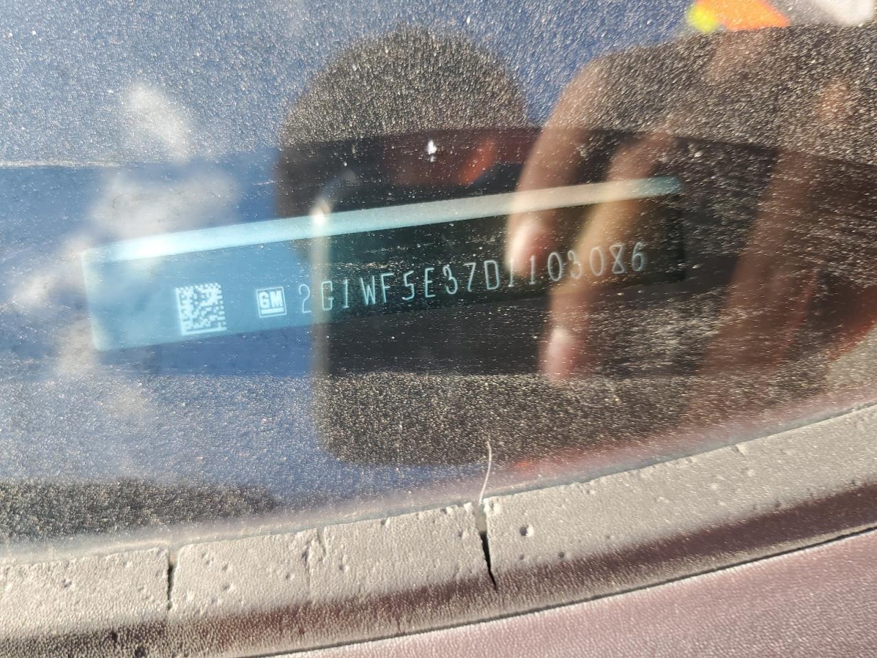 2013 Chevrolet Impala Ls VIN: 2G1WF5E37D1103086 Lot: 83888055