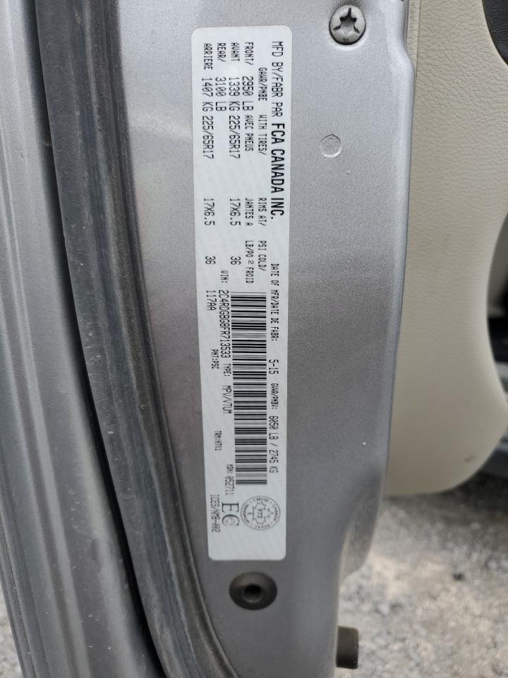 2015 Dodge Grand Caravan Se VIN: 2C4RDGBG8FR713533 Lot: 84819525