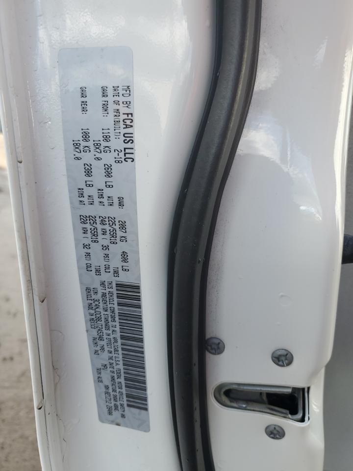 2018 Jeep Compass Limited VIN: 3C4NJDCB8JT245348 Lot: 89440465