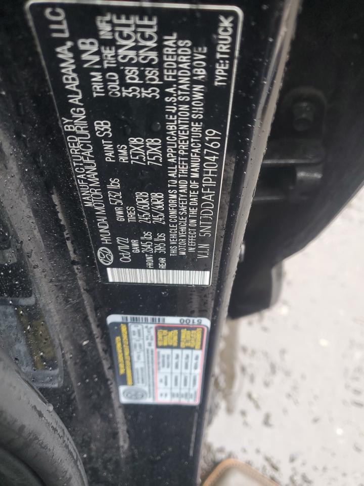 2023 Hyundai Santa Cruz Sel Premium VIN: 5NTJDDAF1PH047619 Lot: 90367995