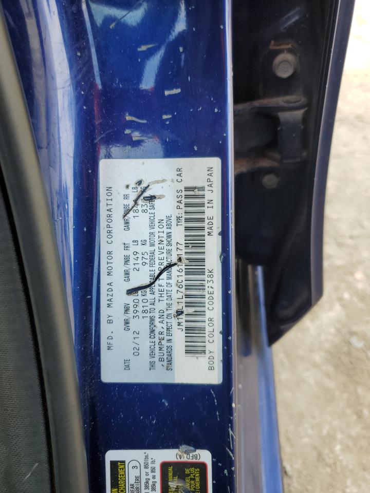 2012 Mazda 3 I VIN: JM1BL1L76C1611177 Lot: 82270025