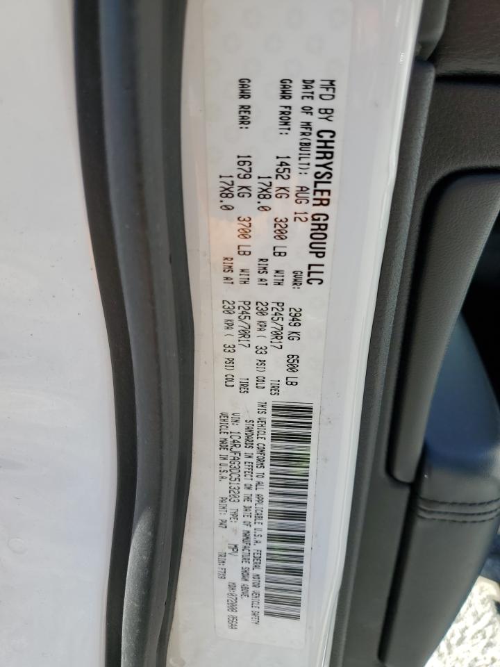 2013 Jeep Grand Cherokee Laredo VIN: 1C4RJFAG3DC513203 Lot: 86408835