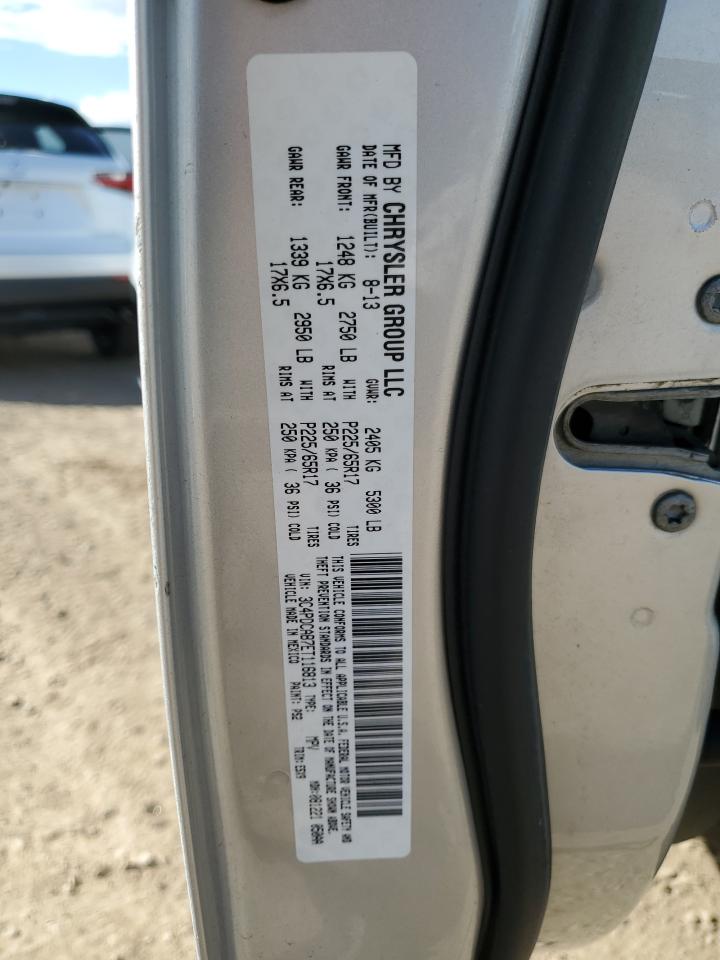 2014 Dodge Journey Se VIN: 3C4PDCAB7ET116813 Lot: 84635985