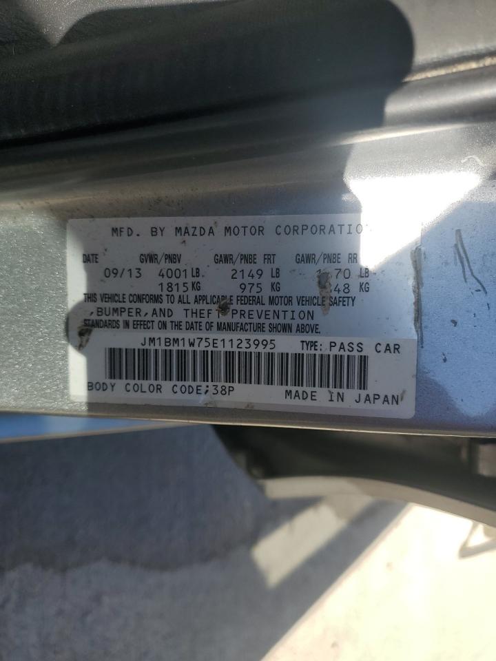 2014 Mazda 3 Grand Touring VIN: JM1BM1W75E1123995 Lot: 85346215