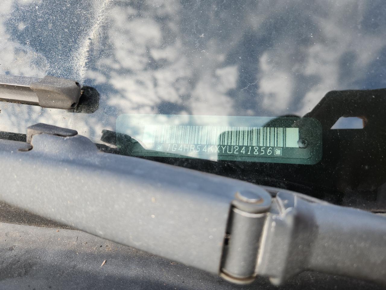 2000 Buick Lesabre Limited VIN: 1G4HR54KXYU241856 Lot: 85880415