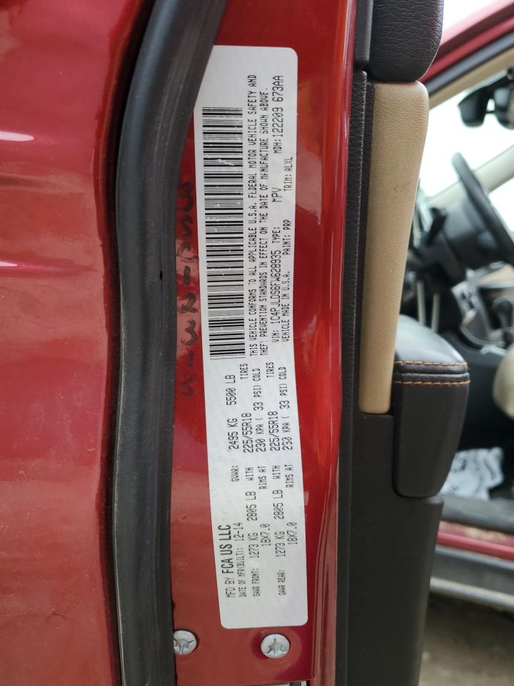 2015 Jeep Cherokee Limited VIN: 1C4PJLDS6FW628935 Lot: 90112835