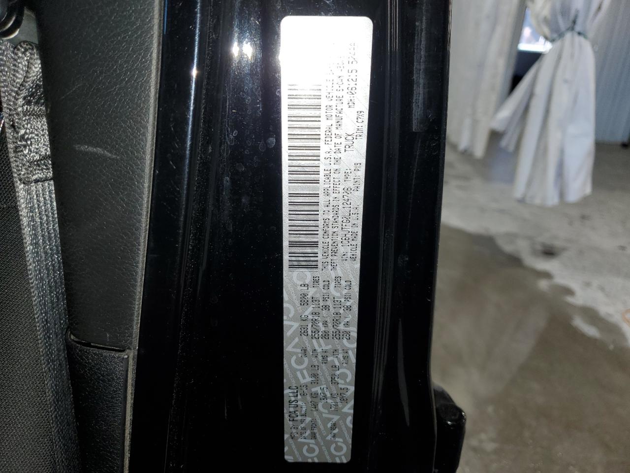 2020 Jeep Gladiator Overland VIN: 1C6HJTFG0LL124706 Lot: 90398155