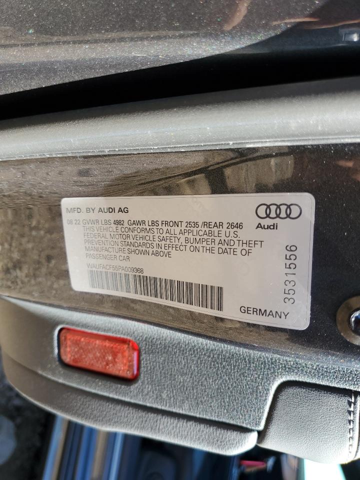 2023 Audi A5 Premium Plus 45 VIN: WAUFACF55PA009368 Lot: 84964375