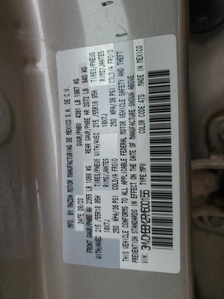 2024 Mazda Cx-30 Select VIN: 3MVDMBBM2RM600156 Lot: 89566755