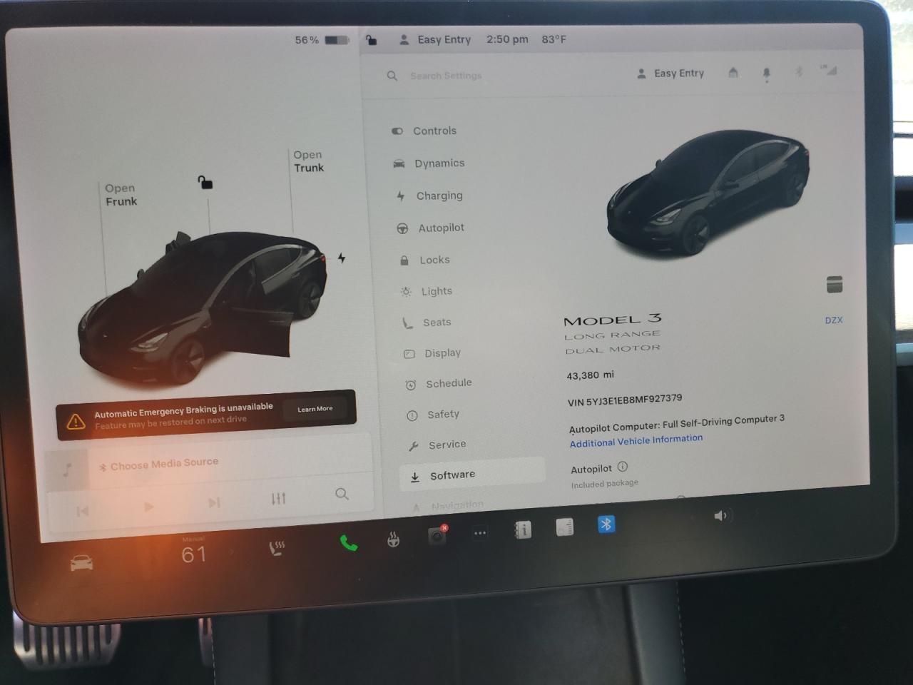 2021 Tesla Model 3 VIN: 5YJ3E1EB8MF927379 Lot: 82362085