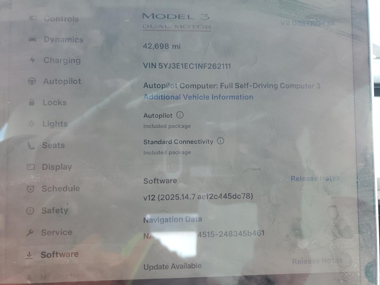 2022 Tesla Model 3 VIN: 5YJ3E1EC1NF262111 Lot: 82434175