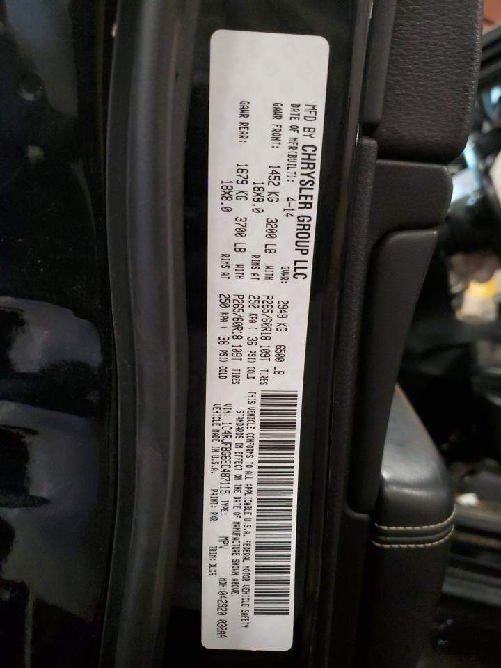 2014 Jeep Grand Cherokee Limited VIN: 1C4RJFBG6EC487115 Lot: 82237215