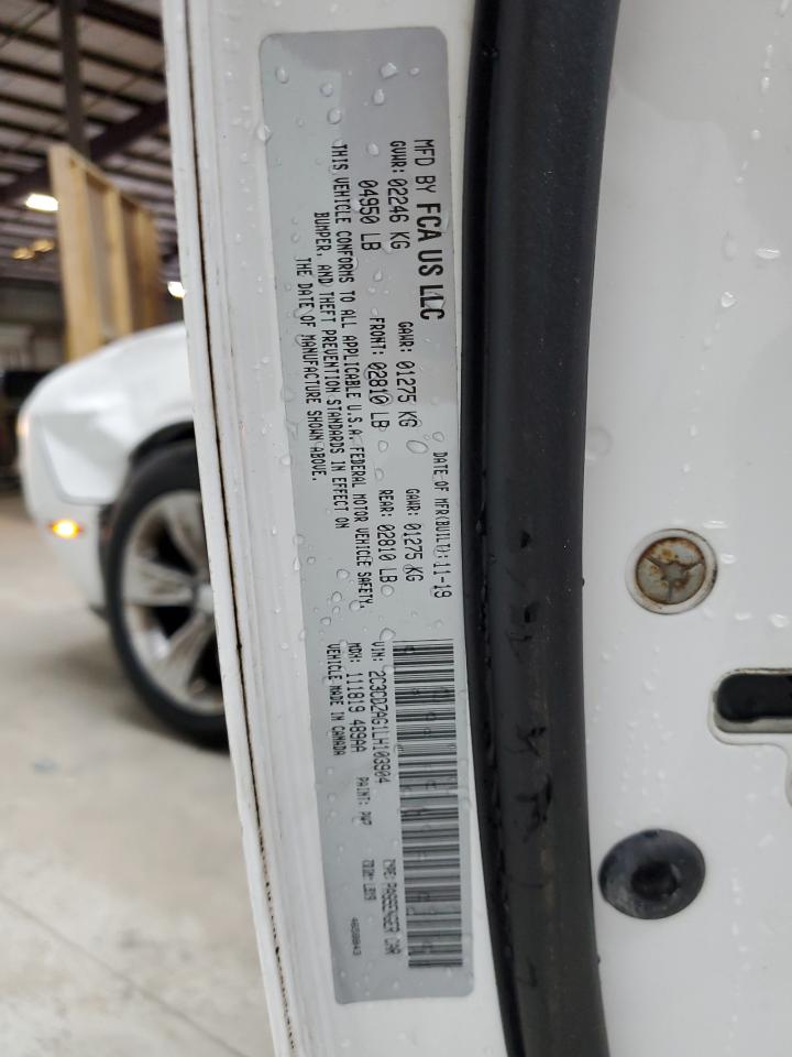 2020 Dodge Challenger Sxt VIN: 2C3CDZAG1LH103904 Lot: 82089025