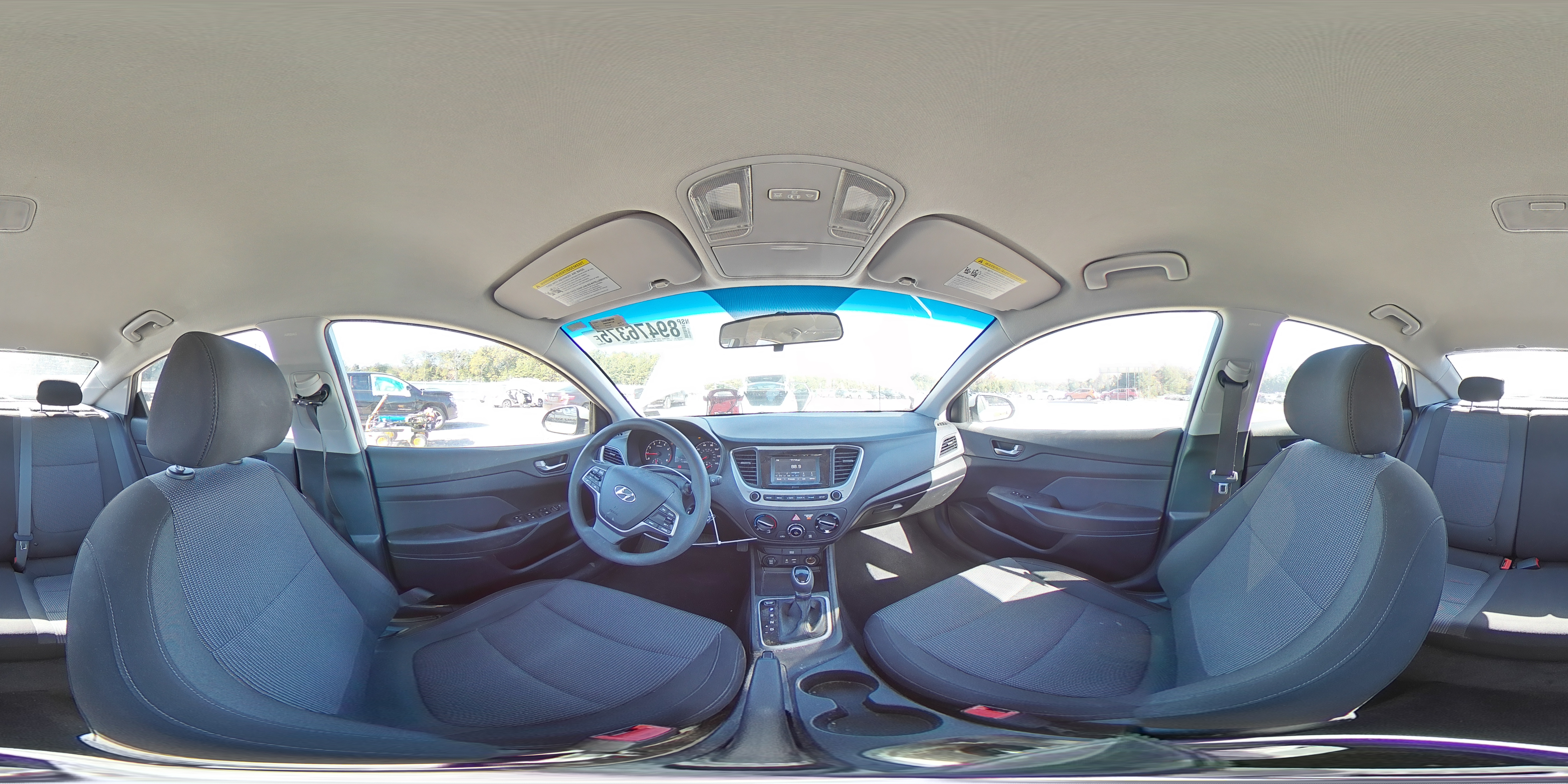 2019 Hyundai Accent Se VIN: 3KPC24A30KE046235 Lot: 89476375